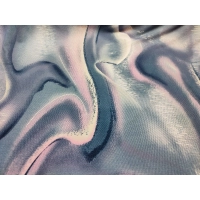 Elastyczna dzianina z fantazyjnym wzorem - piasek pustyni